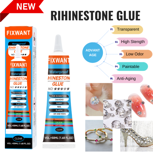 FIXWANT Rhinestones Glue 50ml