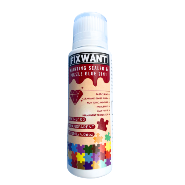 FIXWANT Diamond Painting Sealer & Puzzle Glue 2-in-1 (120ml)