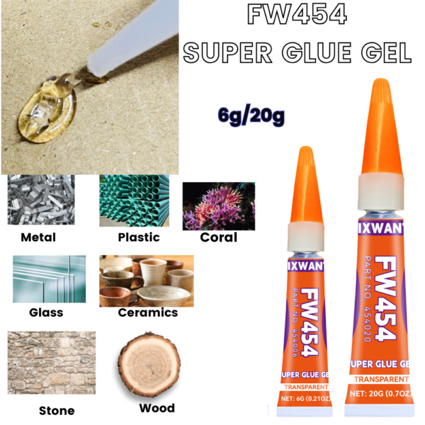 FIXWANT Super Glue Gel 6g/ 20g