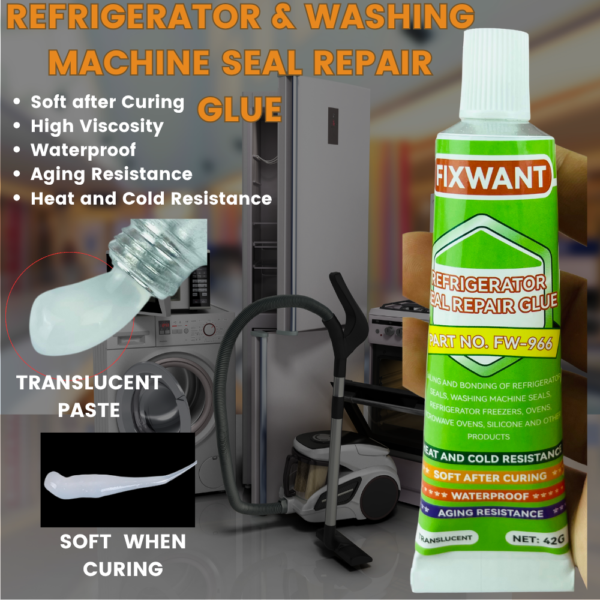 FIXWANT FW-966 Washing Machine Refrigerator Oven Seal Special Repair Glue 42g