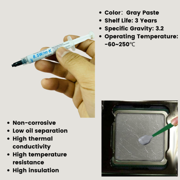 FIXWANT TG85 Thermal Conductive Grease 8.5W/m.K 4g